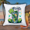 Coussin blanc vue de face Visuel Apéros I - Eat me, drunk me Housse de coussin / Apéro I ~ Eat me / Drink me