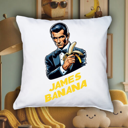 Housse de coussin James Banana ~ Humours