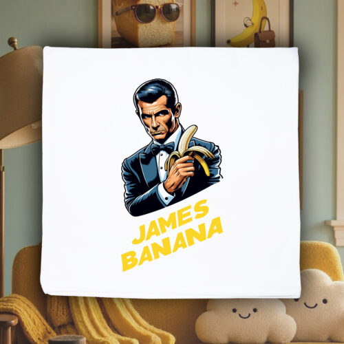 Housse de coussin James Banana ~ Humours