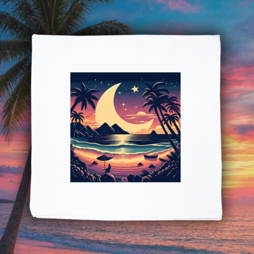 Housse de coussin Lune de Mer ~ Summers Vibes