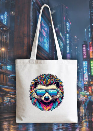 Tote Bag Hérisson I ~ Colors Vibes