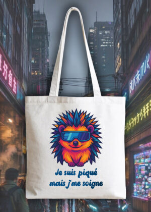 Tote Bag Hérisson II ~ Colors Vibes