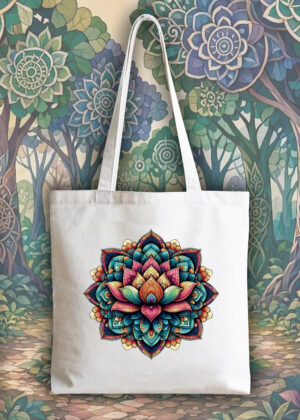 Tote Bag Lotus ~ Mandala