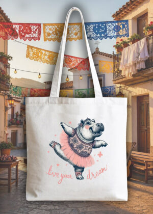 Tote Bag Hippopotame ~ Danses & Fiestas
