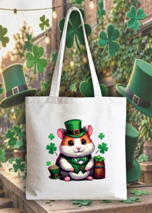 Tote Bag Hamster ~ Saint Patrick