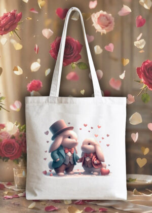 Tote Bag Lapins ~ Love