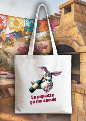 Tote Bag Lapin II ~ Eat me & Drink me