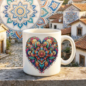 Mug Coeur mandala I Mug Coeur ~ Mandalas