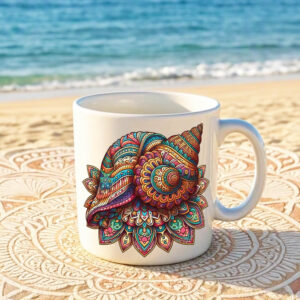 Mug Coquillage ~ Mandalas