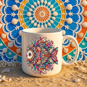 Mug Poisson Mandala I Mug Poisson ~ Mandalas