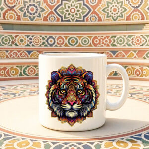 Mug Tigre Mandala I Mug Lion ~ Mandalas