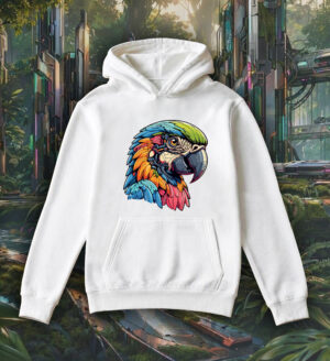 SW74FD~1 Sweats à capuche Unisexe Adultes / Perroquet ~ Fantastiques & Sciences fictions