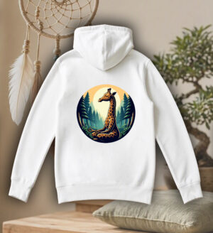 Sweats à capuche Unisexe Adultes / Girafe ~ Spirituelles & Zen