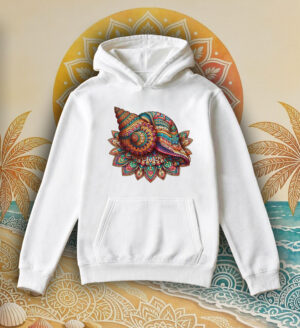 Sweats à capuche Unisexe Adultes / Coquillage ~ Mandala