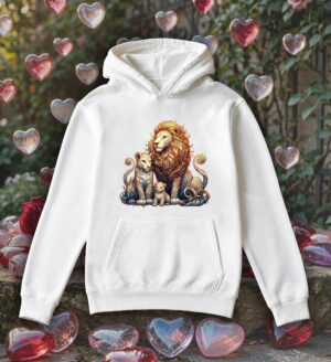 Sweats à capuche Unisexe Adultes / Lions ~ Loves