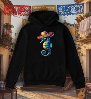 Sweats à capuche Unisexe Adultes / Hippocampe ~ Danses & Fiestas