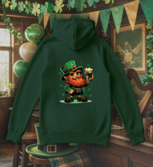 Sweats à capuche Unisexe Adultes / Leprechaun ~ Saint Patrick
