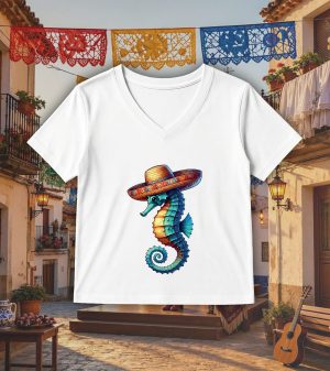 T-1118~1 Col V Femmes / Hippocampe ~ Danses & Fiestas