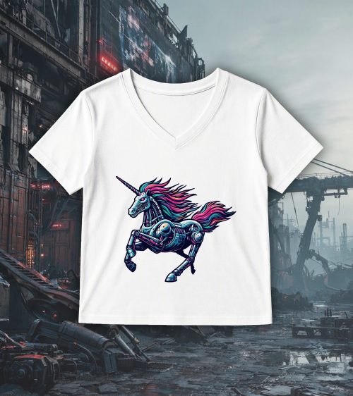 T-CE69~1 Col V Femmes / Licorne ~ Fantastiques & Sciences fictions