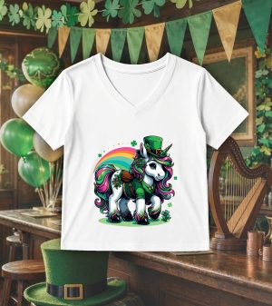 Col V Femmes / Licorne ~ Saint Patrick