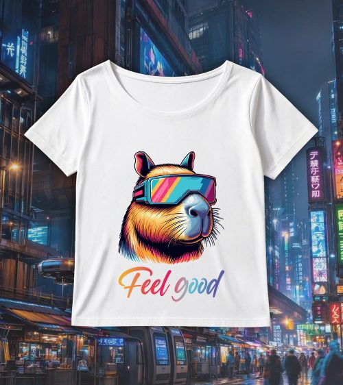 Col rond Femmes / Capybara ~ Colors Vibes