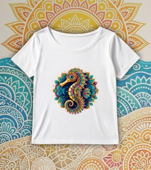 Col rond Femmes / Hippocampe ~ Mandala
