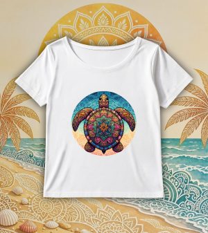 Col rond Femmes / Tortue ~ Mandala