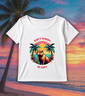 Col rond Femmes / Capybara I~ Summers Vibes