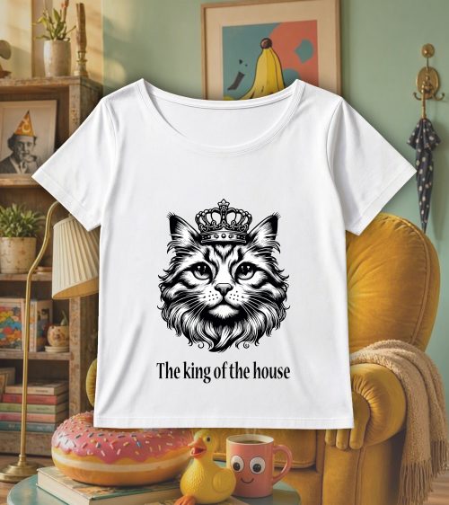 Col rond Femmes / Chat ~ Humours