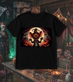 T-shirt col rond noir enfants Visuel Souris 1 Col rond Kids / Souris ~ Horreurs