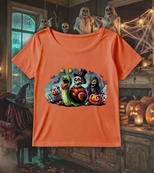 T-shirt col rond noir femmes Visuel Escargot 1 - Horreurs Col rond Femmes / Escargot ~ Horreurs