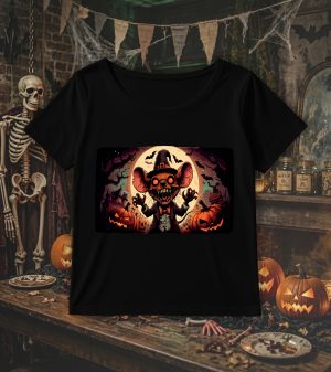 T-shirt col rond noir femmes Visuel Souris 1 Col rond Femmes / Souris ~ Horreurs