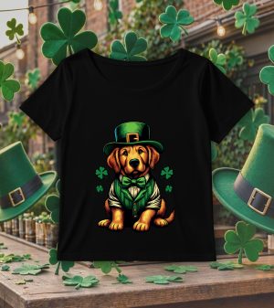 Col rond Femmes / Chien ~ Saint Patrick