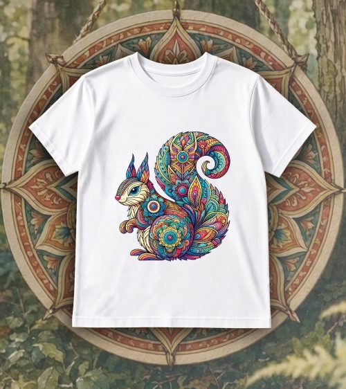 Col rond Kids / Ecureuil ~ Mandala
