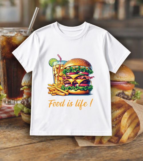 Col rond Kids / Burger ~ Eat me & Drink me