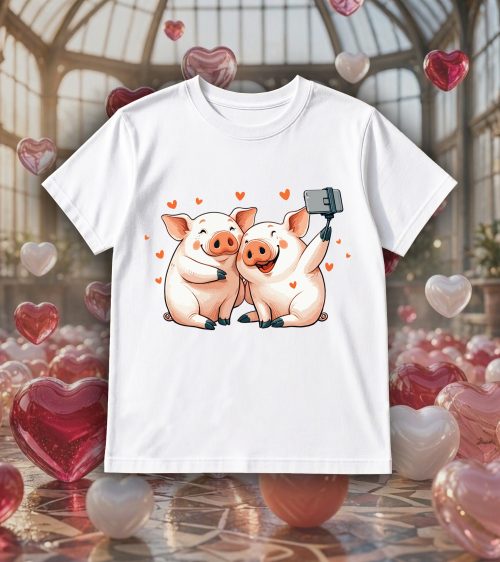 Col rond Kids / Cochons ~ Love