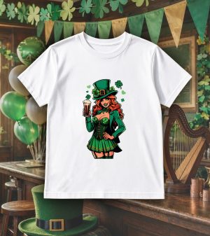 T-shirts blanc kids Visuel fête de la Saint Patrick I - Saint Patrick Col rond Kids / Lady ~ Saint Patrick