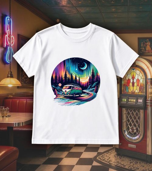 T-shirts blanc kids Visuel van V - Véhicules Col rond Kids / Van V ~ Vintages Cars