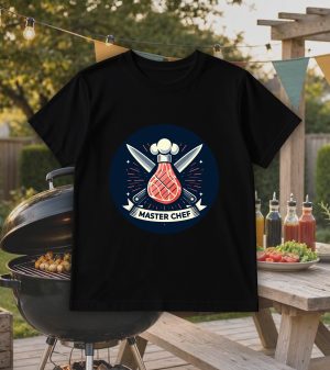 T-shirts noir kids Visuel Barbecue I - Eat me, drunk me Col rond Kids / Barbecue ~ Eat me & Drink me
