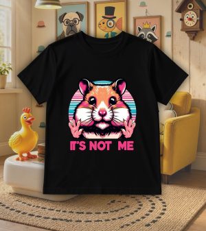 T-shirts noir kids Visuel Hamsters I - Humours Col rond Kids / Hamster ~ Humours