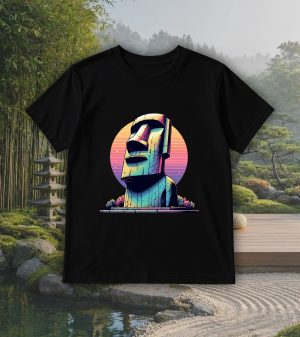 T-shirts noir kids Visuel Ile de paques III - Spirituelles Zen Col rond Kids / Ile de Pâques III ~ Spirituelles & Zen