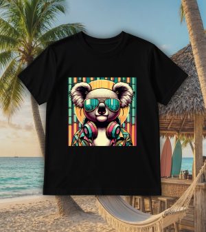 T-shirts noir kids Visuel Koalas I - Animaux Col rond Kids / Koala ~ Summers Vibes