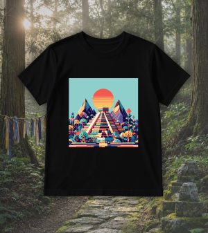 T-shirts noir kids Visuel Pyramides I - Spirituelles Zen Col rond Kids / Pyramides I ~ Spirituelles & Zen