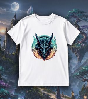 TS3D78~1 Col rond Hommes / Dragon ~ Fantastiques & Sciences fictions