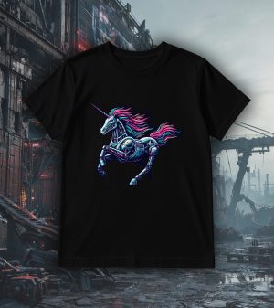 TS7FF2~1 Col rond Hommes / Licorne ~ Fantastiques & Sciences fictions