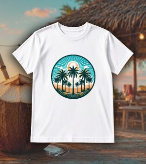 Col rond Hommes / Palmiers ~ Summers Vibes