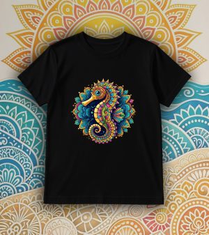 Col rond Hommes / Hippocampe ~ Mandala
